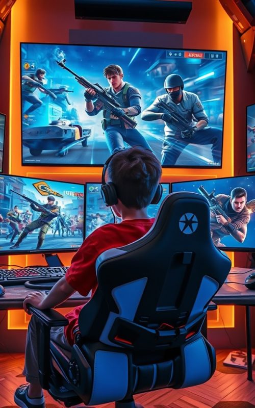 VZPLAY Gaming Experience boy play games